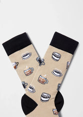 Chaussettes en coton - BeCoffee Beige